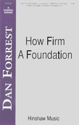 How Firm a Foundation SATB choral sheet music cover